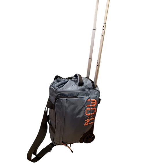 PARFOIS NYLON WEEKEND BAG/CARRY-ON WITH WHEELS - Picture 8 of 10